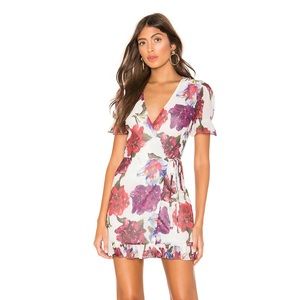Mini dress in Lilac Floral